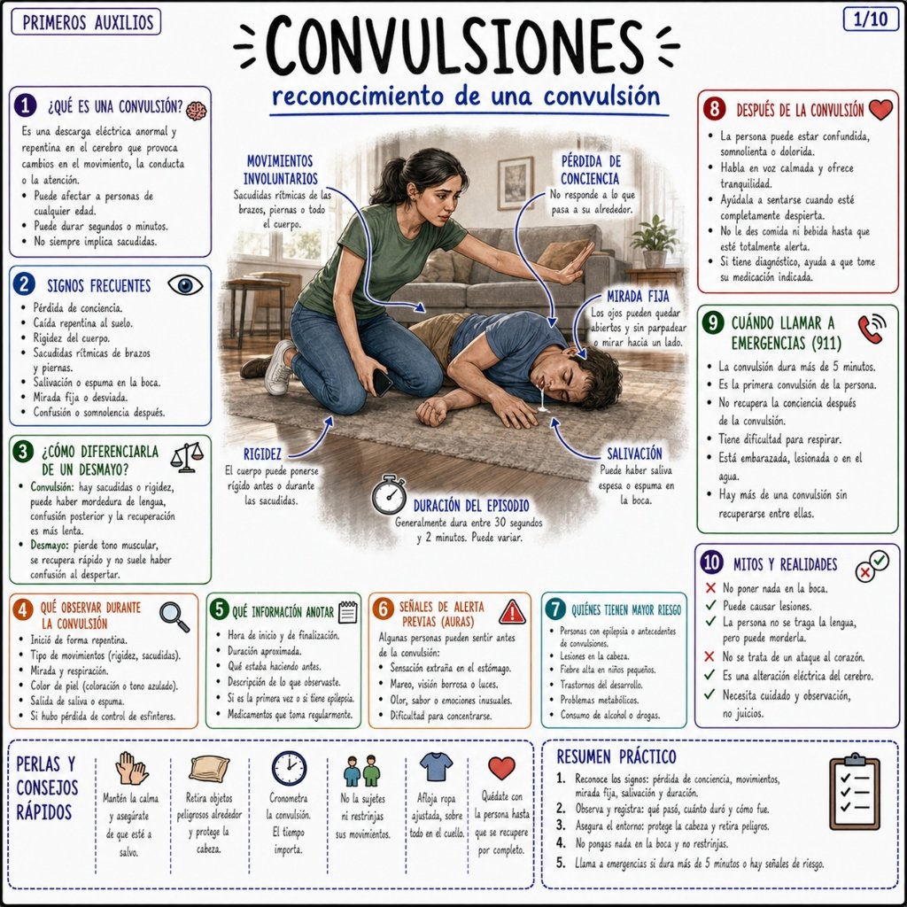 Convulsiones - Reconocimiento de una convulsión