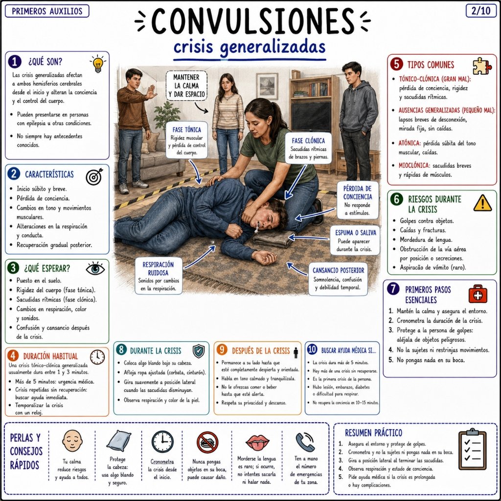 Convulsiones - Protección durante una convulsión