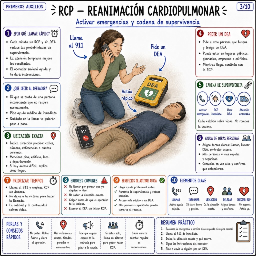RCP - Ventilaciones de rescate: nociones básicas